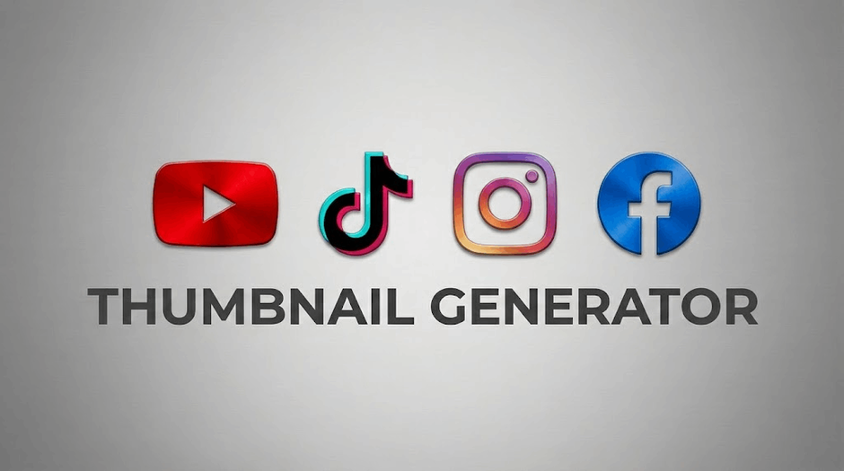 Youtube & TikTok Thumbnail Generator